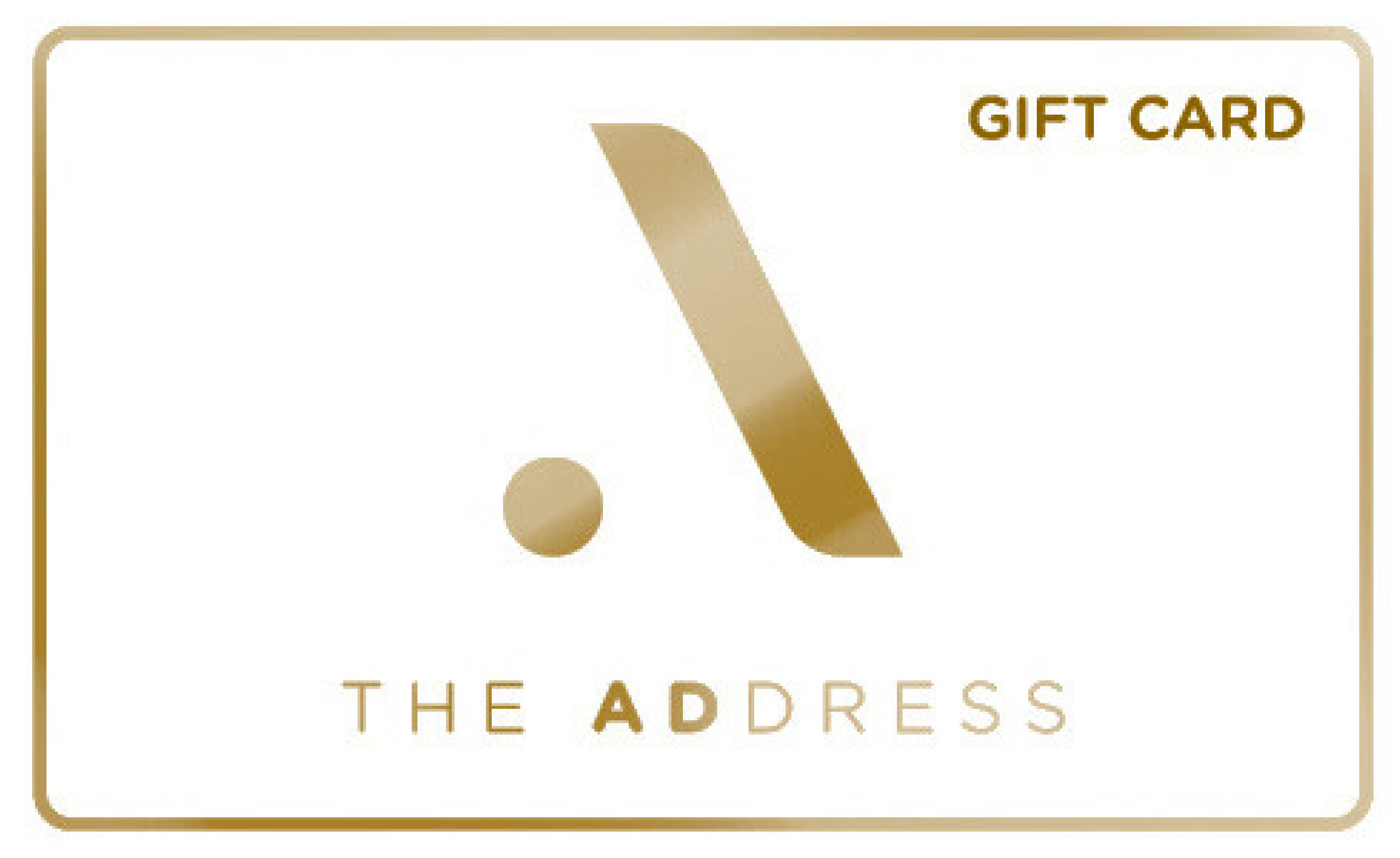 THE ADDRESS GIFT CARD