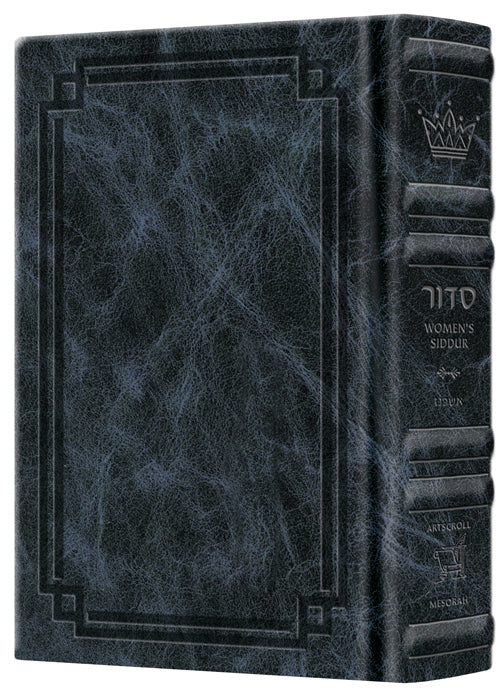 Siddur Women's F/S Ashk. Navy Leather