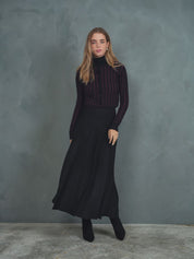 Knit Pleated Skirt