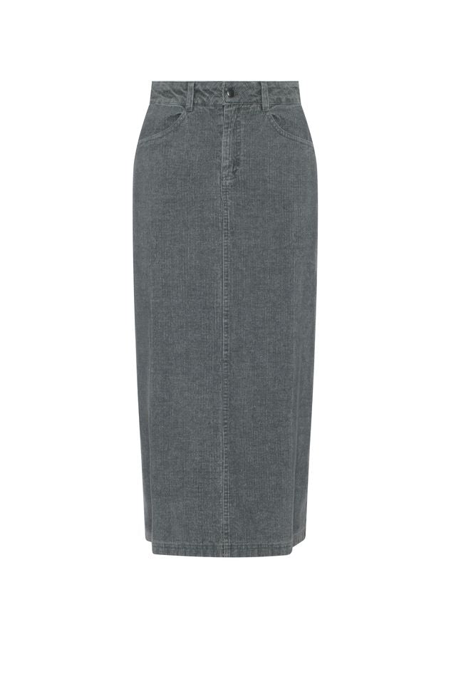 Teen Corduroy Midi Length Skirt