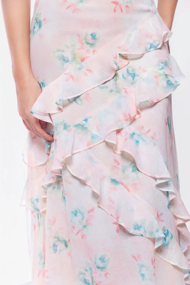 Zella Skirt (Pink/Green)