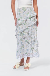 Zella Skirt (White/Green)