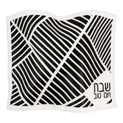 diagonal laser cut challah cover