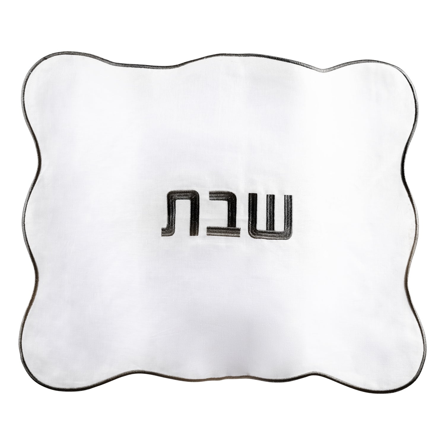 wavy linen challah cover