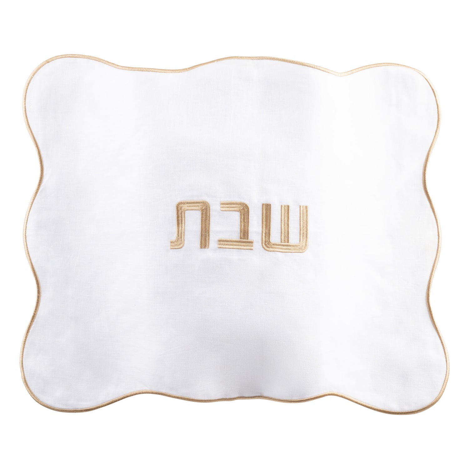 wavy linen challah cover