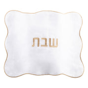 wavy linen challah cover