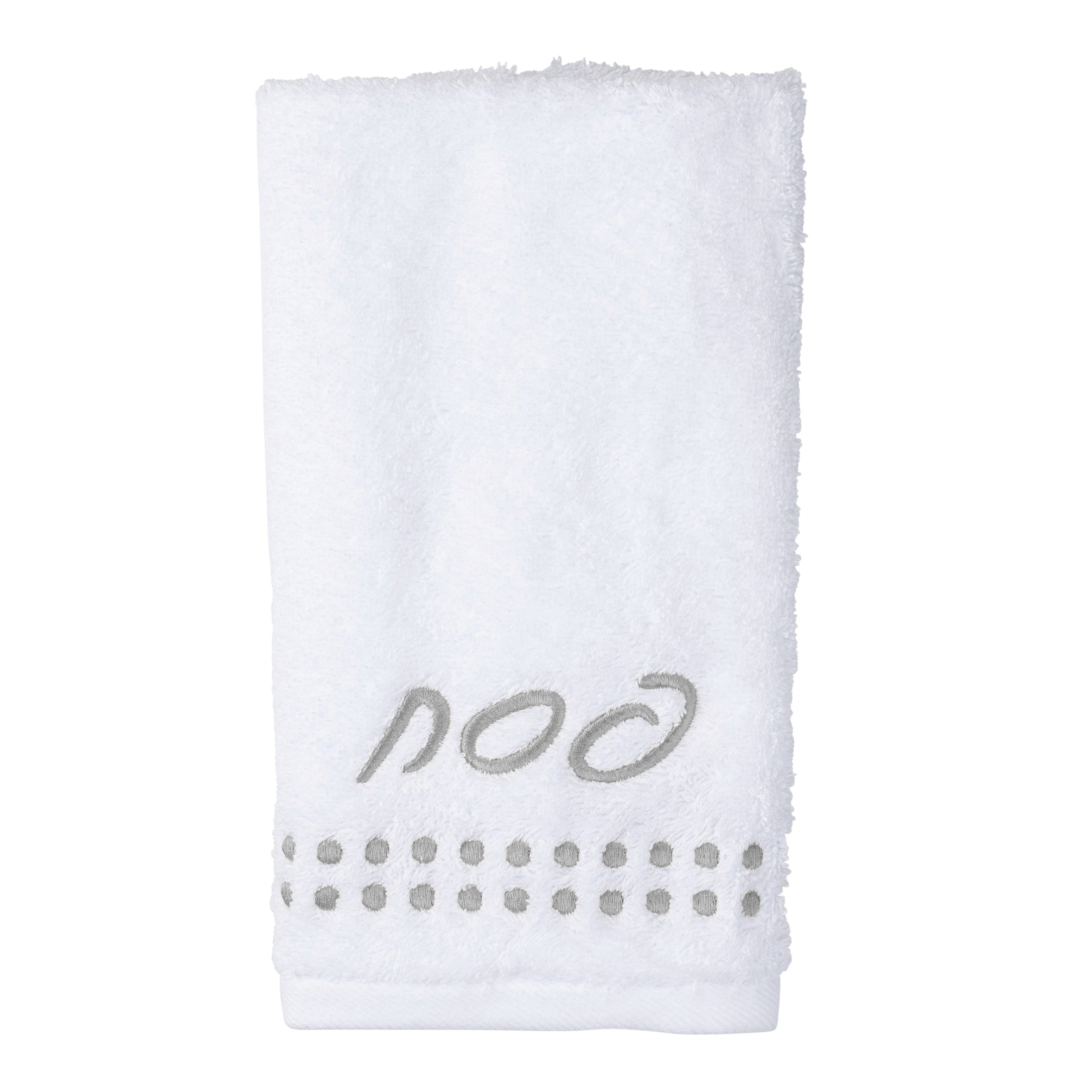 pesach dot border finger towel