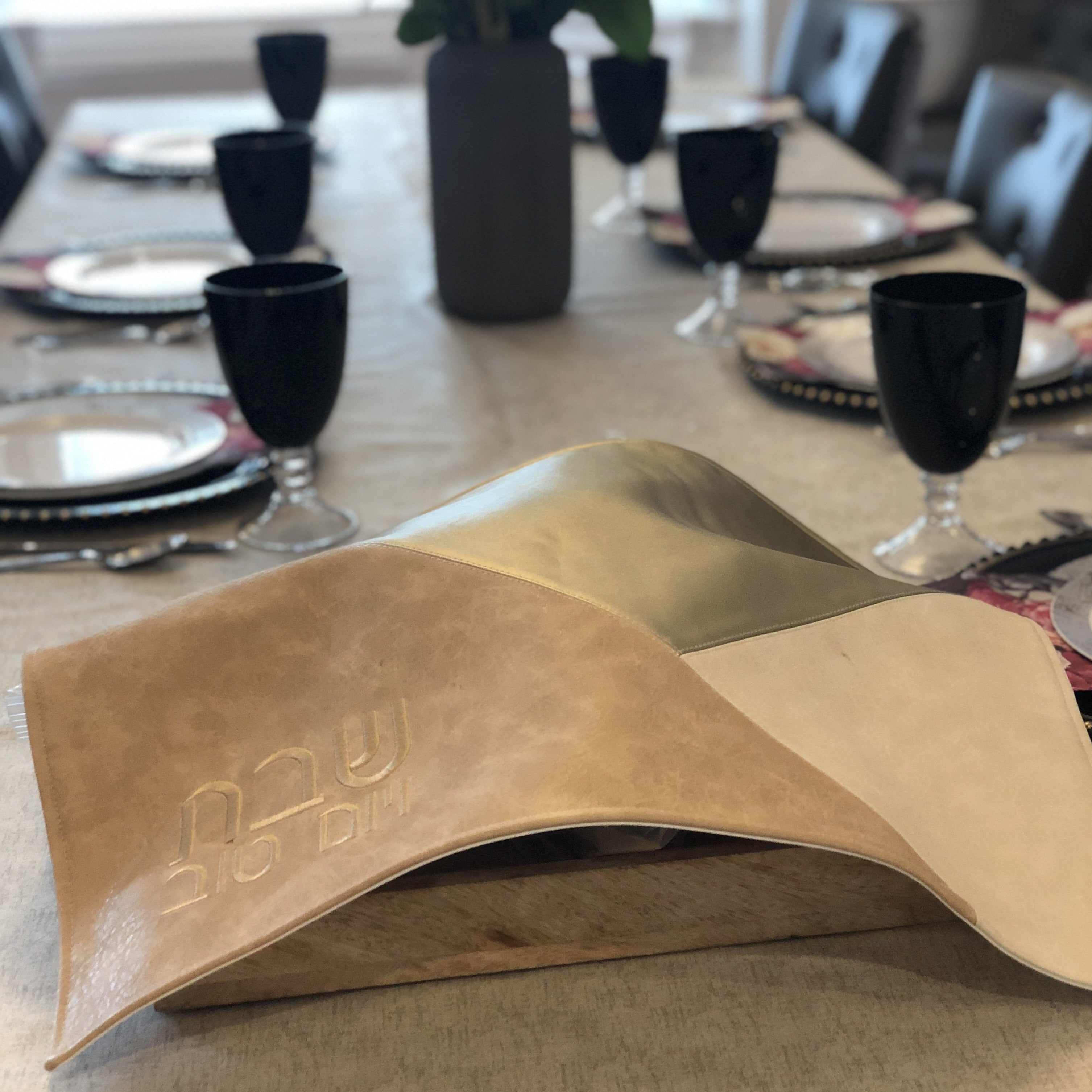 diagonal challah cover