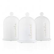 glass cloche havdalah set