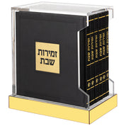 hardcover leather lucite bencher set