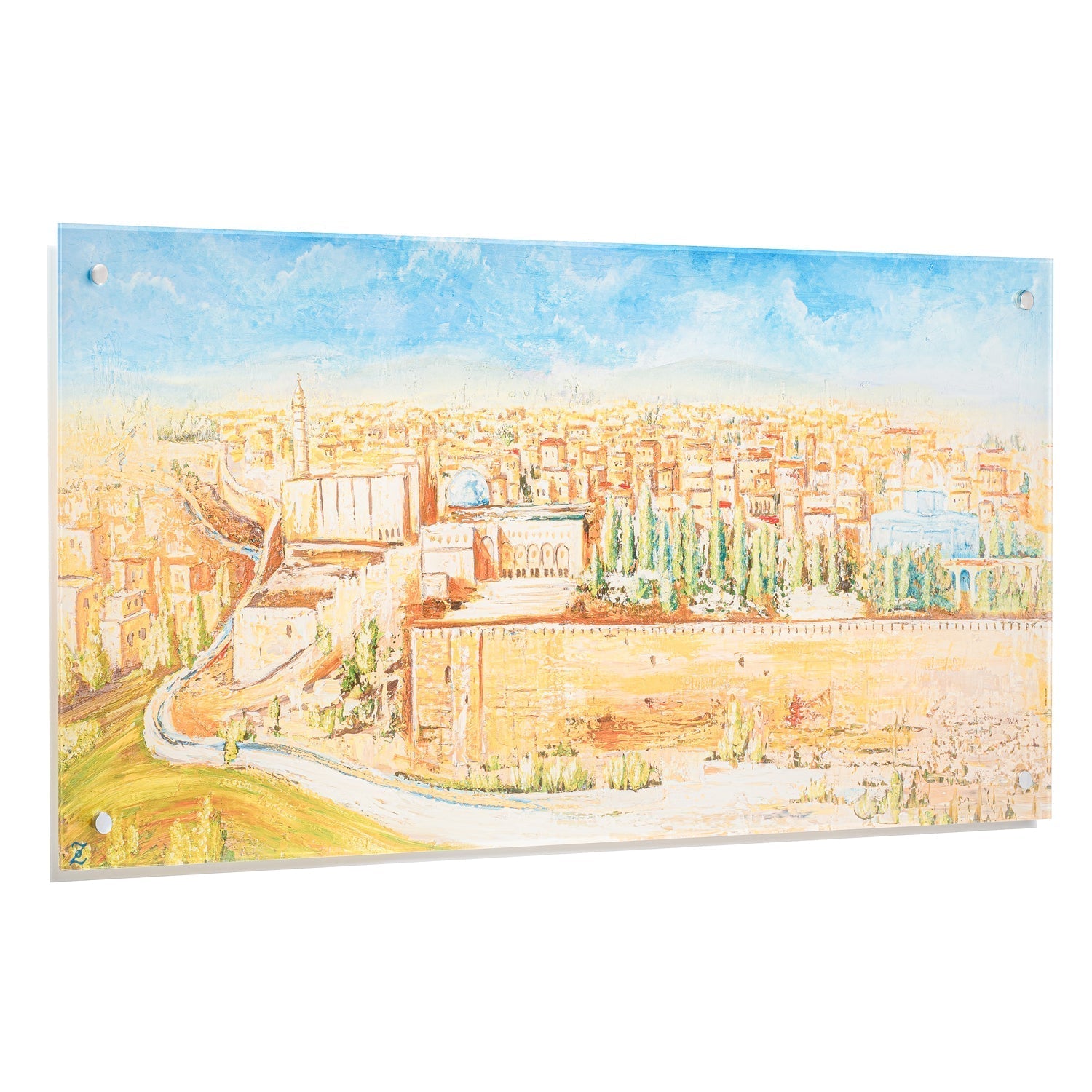 jerusalem in color painting