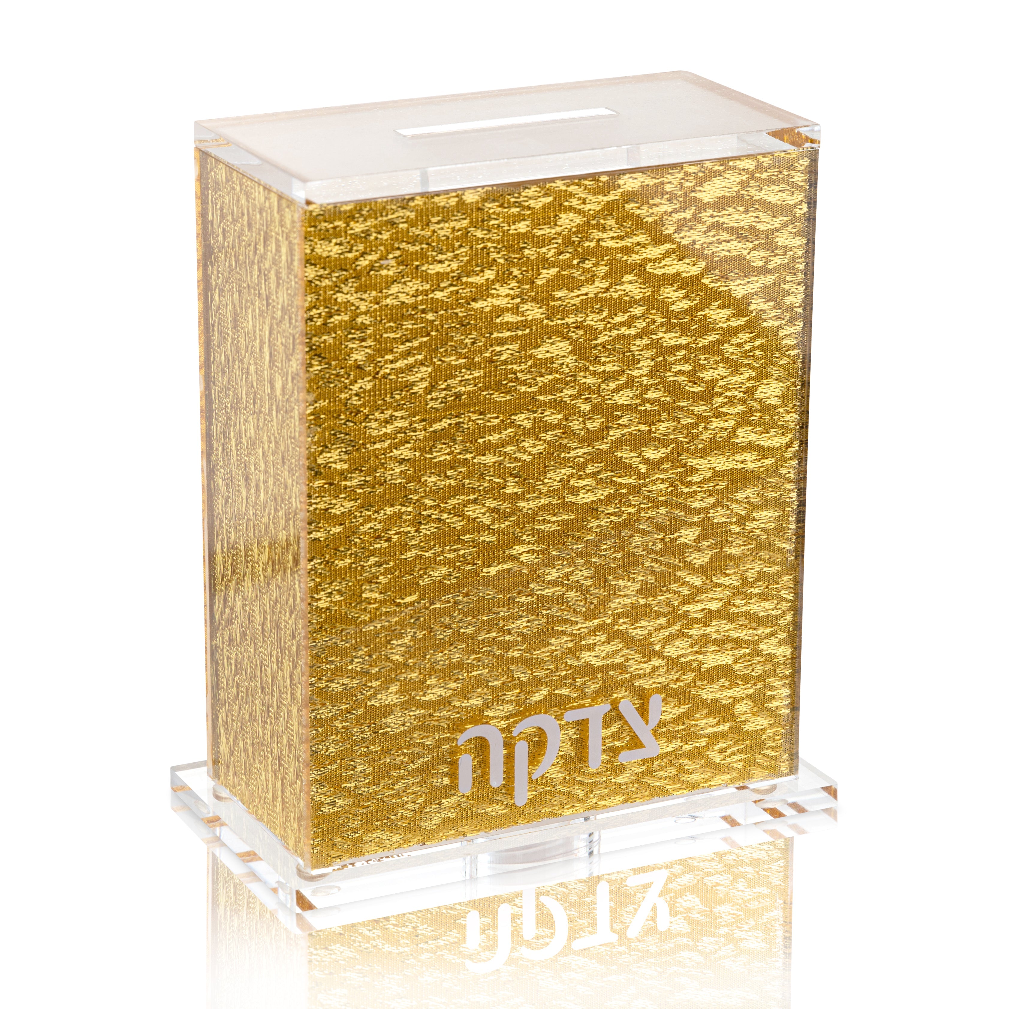 full color tzedakah box