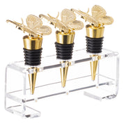 butterfly wine stopper set